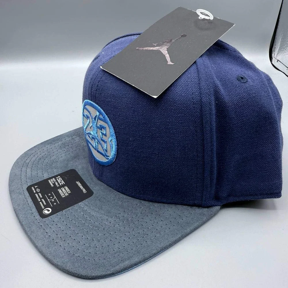 Air Jordan 23 Hat Men Blue Gray‎ Jumpman Pro Snap Back Cap New